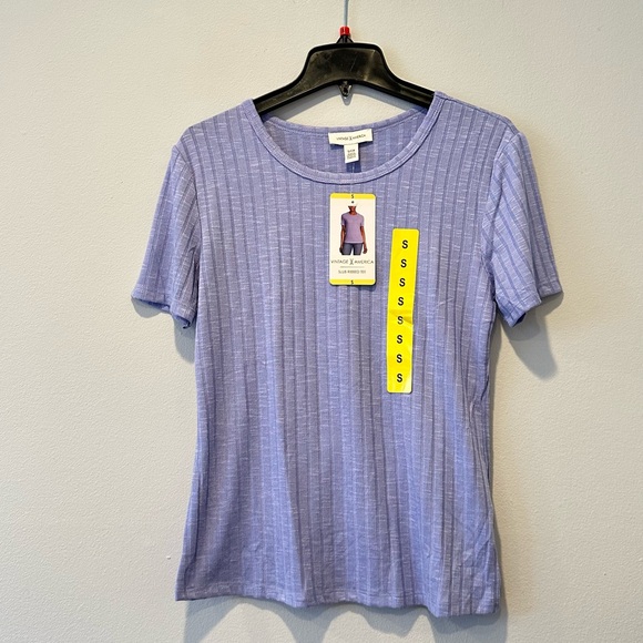 Vintage America Ladies' Slub Ribbed Tees - Picture 5 of 10